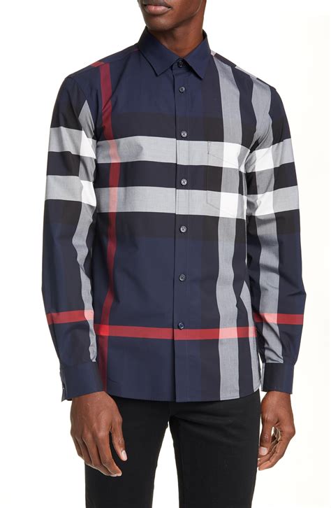 plaid burberry shirt dress|Burberry tee shirts men.